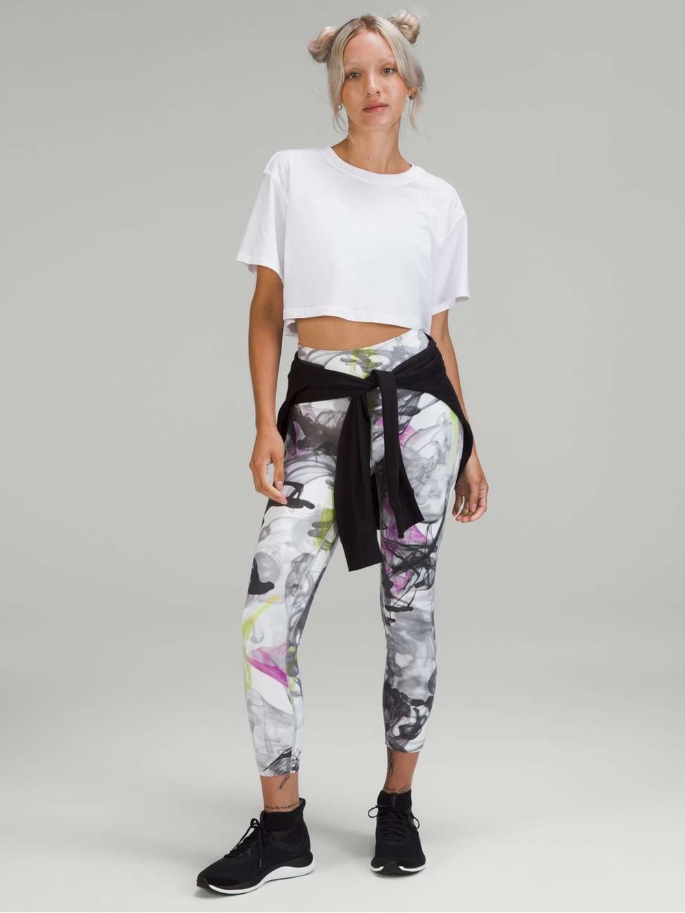 Lululemon High-Rise Align Leggings Unicorn Throwback White Multi 25”
